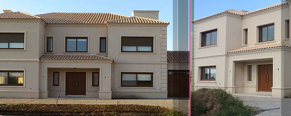 colocacion de ventanas de pvc roble